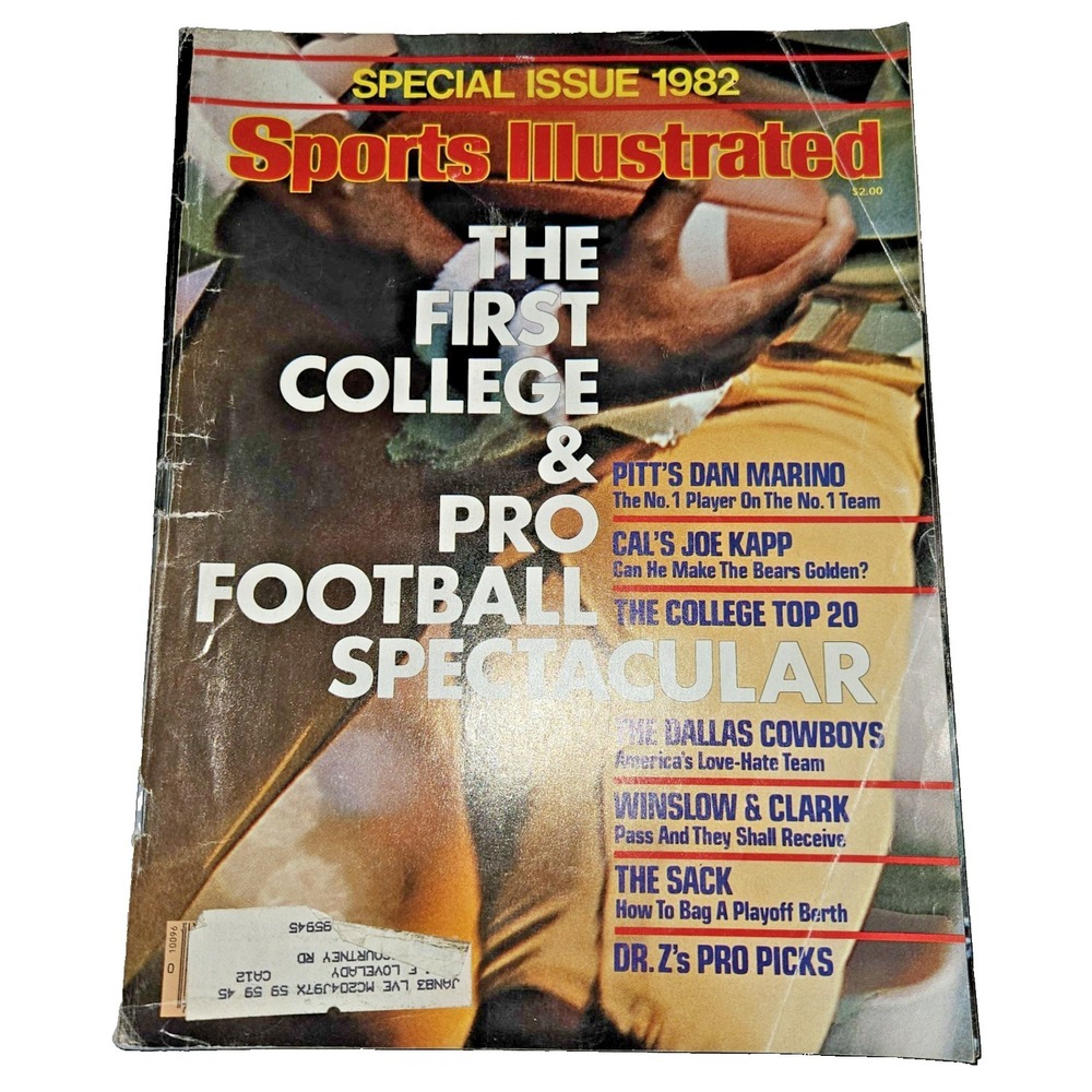 1982 Sports Illustrated Football Spectacular Dan Marino Joe Kapp Cowboys NFL